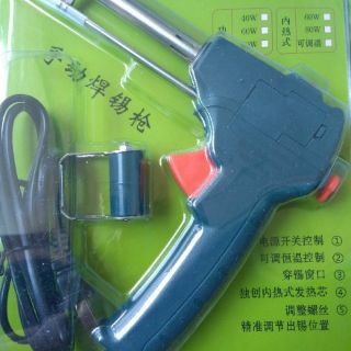 mỏ hàn chì - mũi to -đẩy chì bằng nút bấm