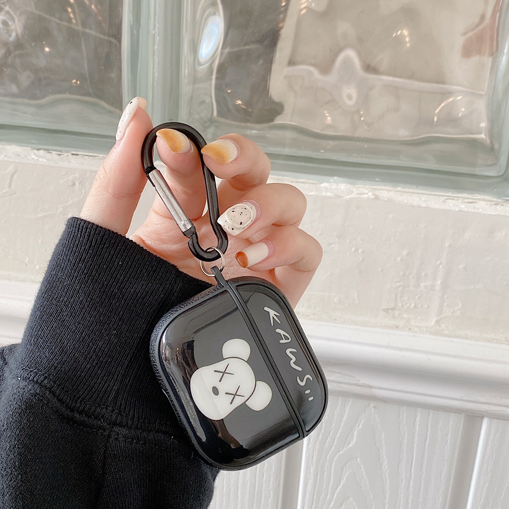 Vỏ Bảo Vệ Hộp Sạc Tai Nghe Airpods 1 / 2 3 Pro Chống Sốc Chống Thấm Nước Họa Tiết Supreme