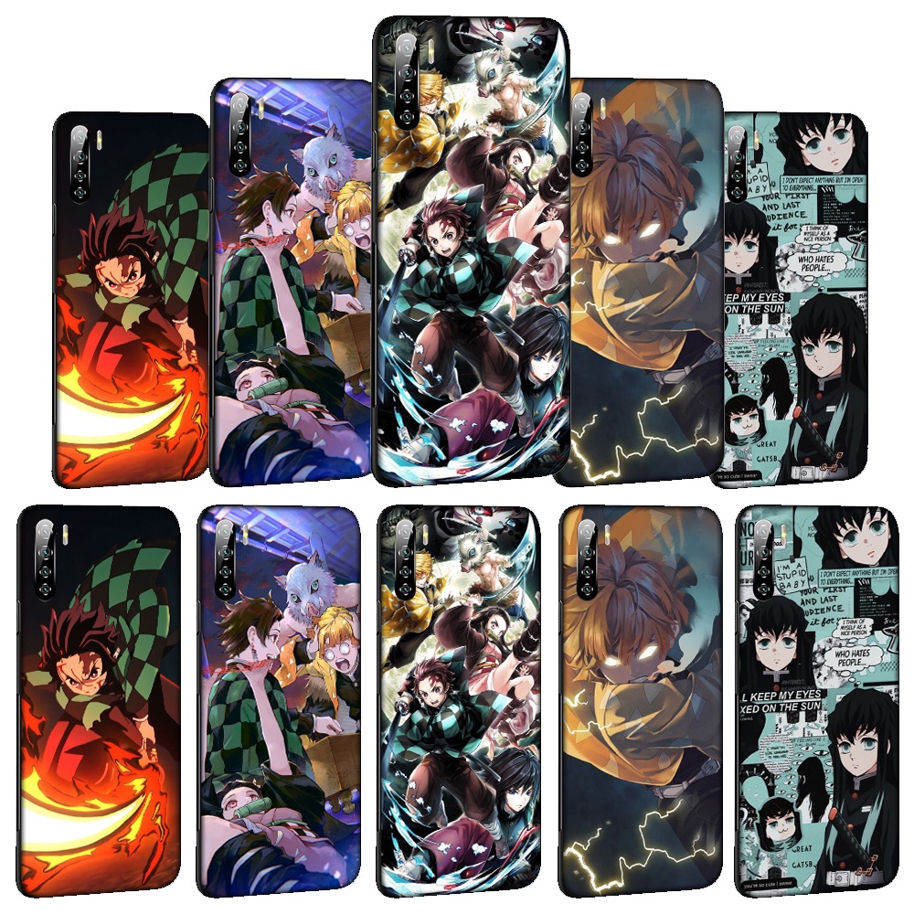 Ốp Điện Thoại Mềm In Hình Anime Demon Slayer Cho Vivo Y11 Y12 Y15 Y17 Y5s Y53 Y55 Y55s Y69 Y71 Y81 Y81s Y91C Y91 Y93 Y95 Mới