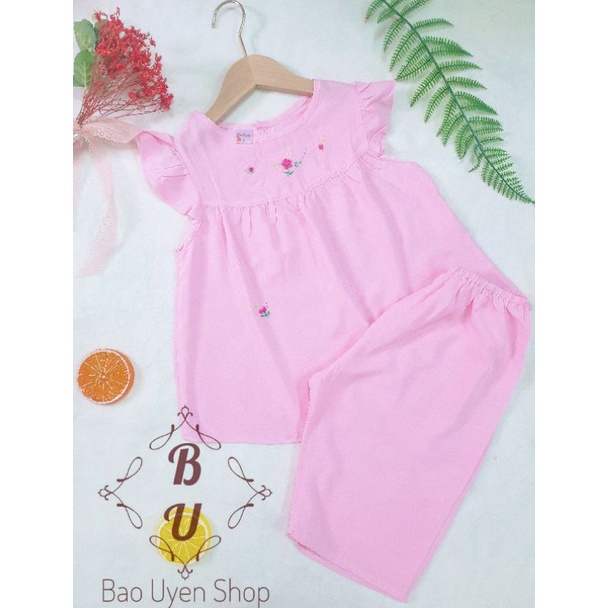 HÀNG ĐẶT  Bộ Tole Bé Gái thêu tay thủ công