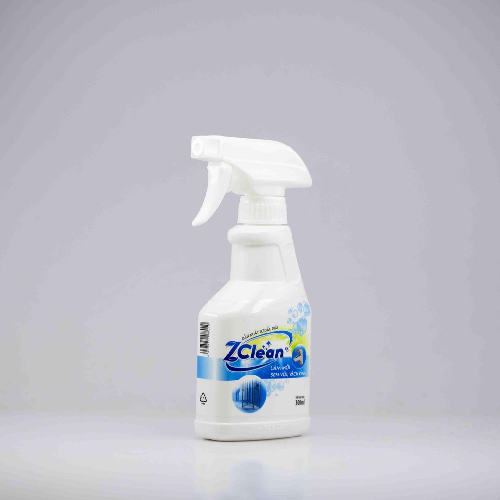Chai xịt tẩy vòi sen vách kính chuyên dụng Zclean