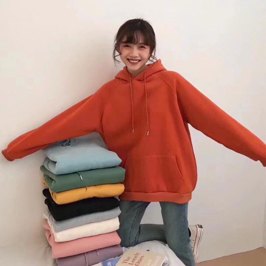 ÁO HOODIE NỈ NGOẠI Basic (HD810 - Trơn) | BigBuy360 - bigbuy360.vn