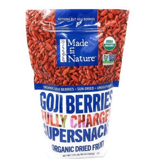 CÂU KỶ TỬ HỮU CƠ MADE IN NATURE ORGANIC DRIED GOJI BERRIES 567G - FROM USA