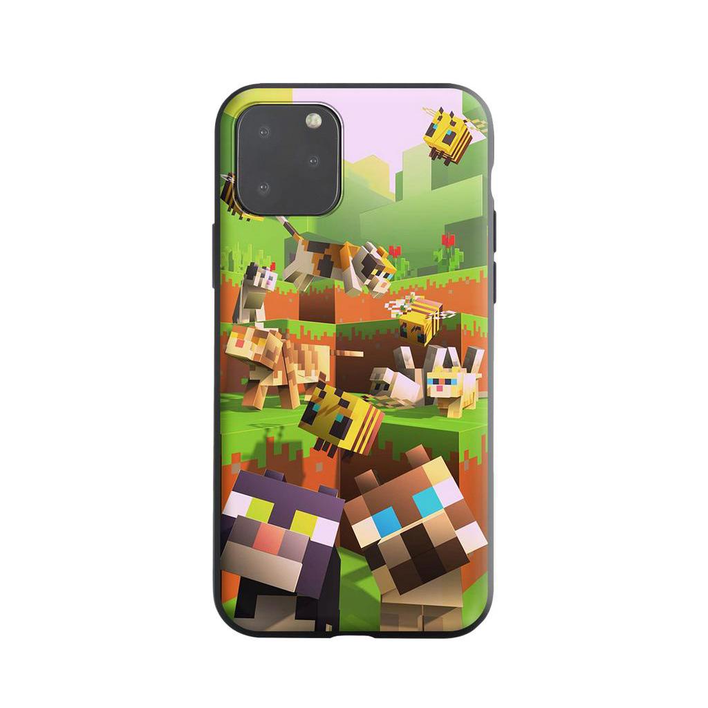 Silicone Ốp Điện Thoại Silicon tpu Mềm Hình minecraft 66 Cho iphone xr / 6 / 6s / 7 / 7 plus / 8 / 8 plus / se 2020