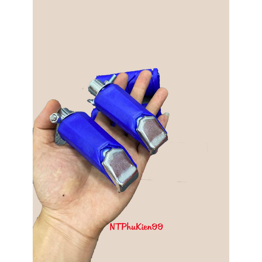 Cao Su Để Chân -Gác Chân Màu Trước Sau Wave 50cc-100-110- 2006-2021