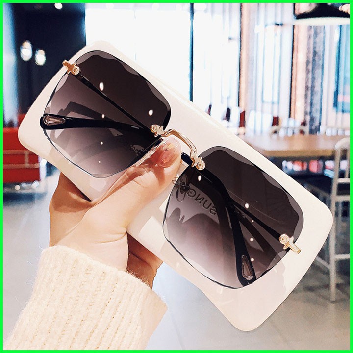 Mắt Kính Mát Nữ Đẹp 2021, Kính râm nữ thời trang cao cấp hàng hiệu Hàn Quốc Gọng vuông_MS305