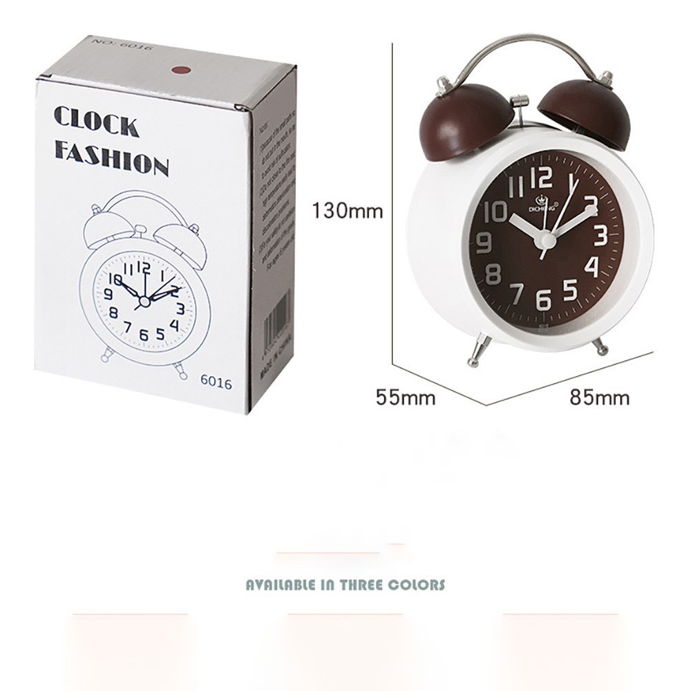 Đồng Hồ Báo Thức Để Bàn Có Chuông Reo Và Đèn LED