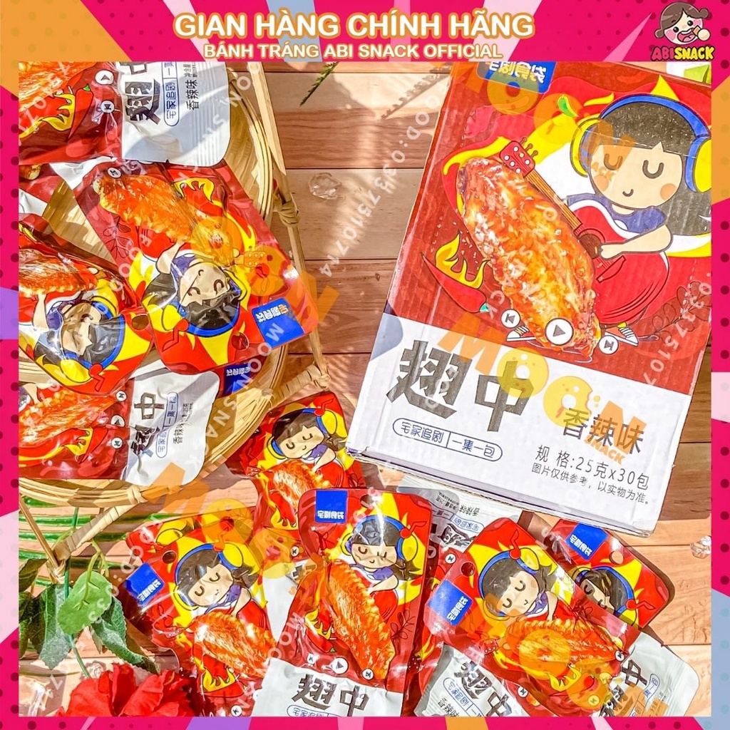 Mới Cánh vịt tẩm nướng mật ong cô gái hương vị Trung Hoa Zhai Opera Food Bag gói 25g