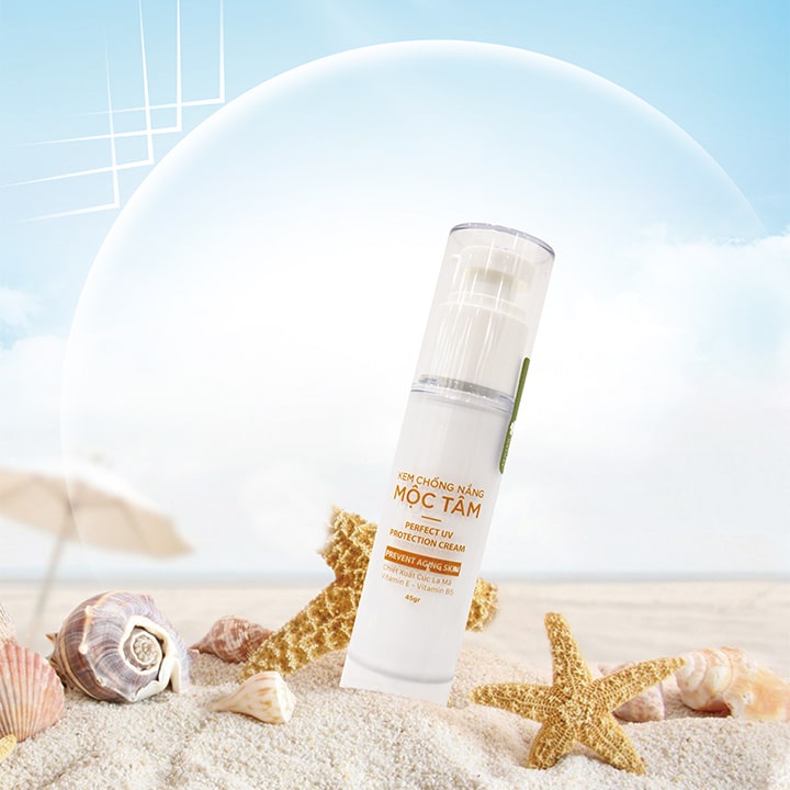 Kem Chống Nắng SPF65 Moc Sun Cream 50g - Ngăn Chặn Tia UV, Dưỡng Ẩm, Ngừa Lão Hóa (Mộc Tâm Nature) | BigBuy360 - bigbuy360.vn
