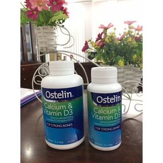 [Mẫu mới nhất] Viên Uống Canxi Cho Bà Bầu Ostelin Calcium & Vitamin D3 130 viên - 180 viên