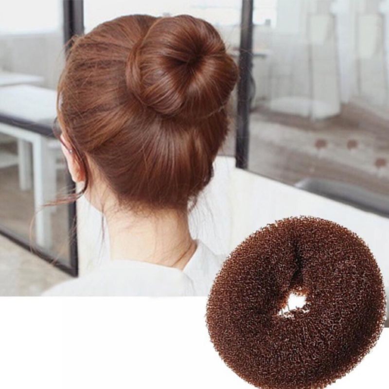 Dụng Cụ Búi Tóc Hình Bánh Donut Tiện Dụng(Đen)