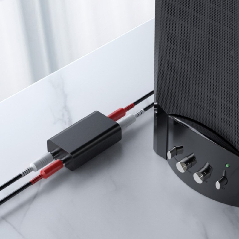 Thiết Bị Lọc Tiếng Ồn Vòng Cách Âm 4 Kênh RCA Cho Xe Hơi