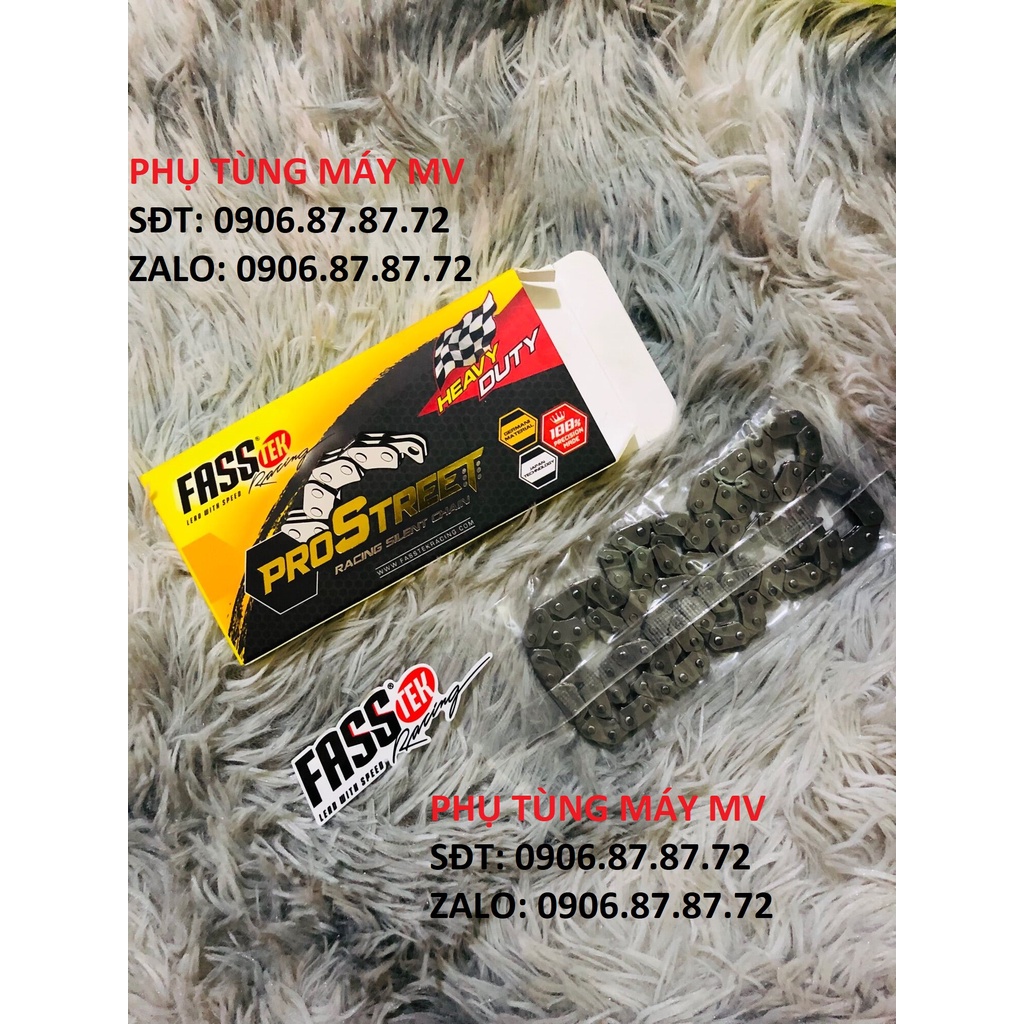 Sên cam FASSTek V2 đủ size 96/97/98/99/100/101/102/103/104/120/122/124L dành cho xe EX135/150/Winner. Yêu Thích ❤️❤️❤️