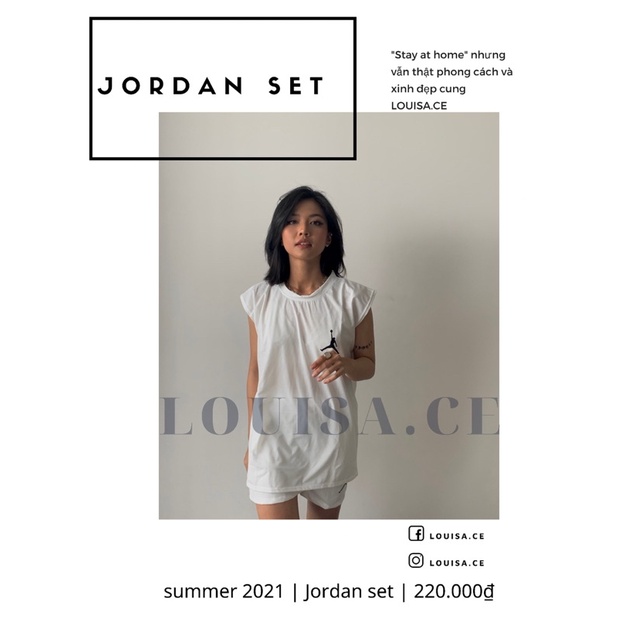 Set quần áo - JD Set Trắng [Louisa.ce]
