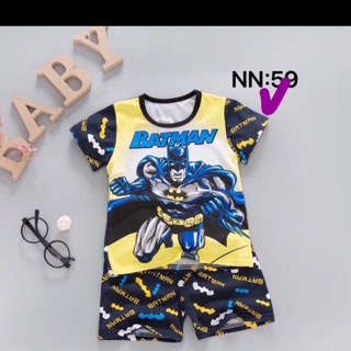 Bộ siêu nhân đen vàng cho bé trai