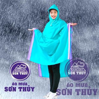 ÁO MƯA TEEN - Áo mưa dán nhựa PVC bằng máy cao tần