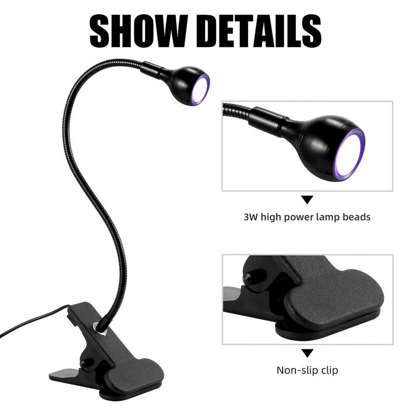 Đèn LED Để Bàn Đọc Sách Bảo Vệ Mắt Sạc Cổng USB Có Kẹp Tiện Dụng