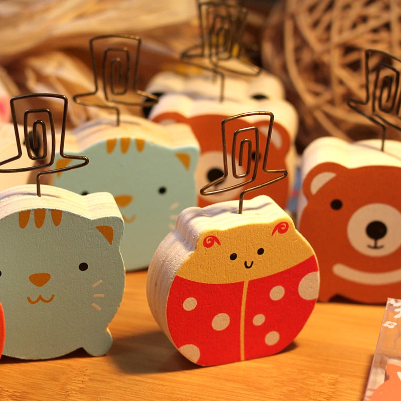 Kẹp ảnh gỗ hình thú