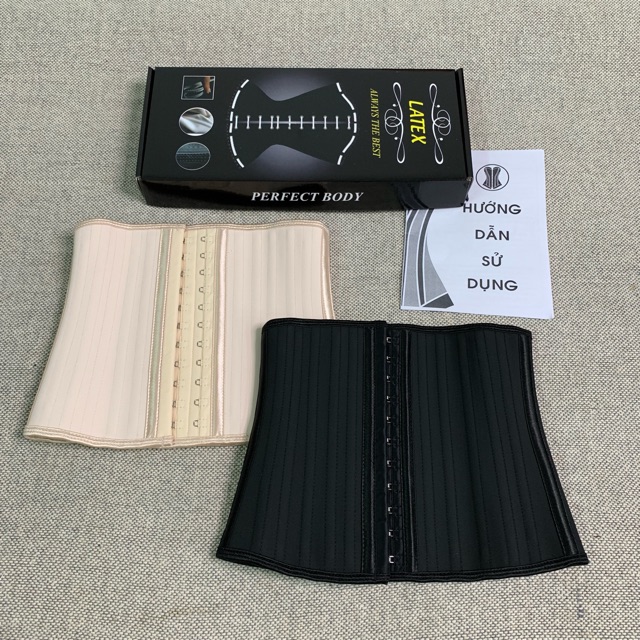 [TẶNG NỚI SIZE] Gen bịt bụng latex 23 cm nhập khẩu Hi Lạp ( có hỗ trợ hạ size)