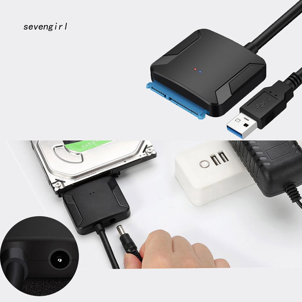 Cáp chuyển đổi SATA thành USB 3.0 cho ổ cứng HDD SSD