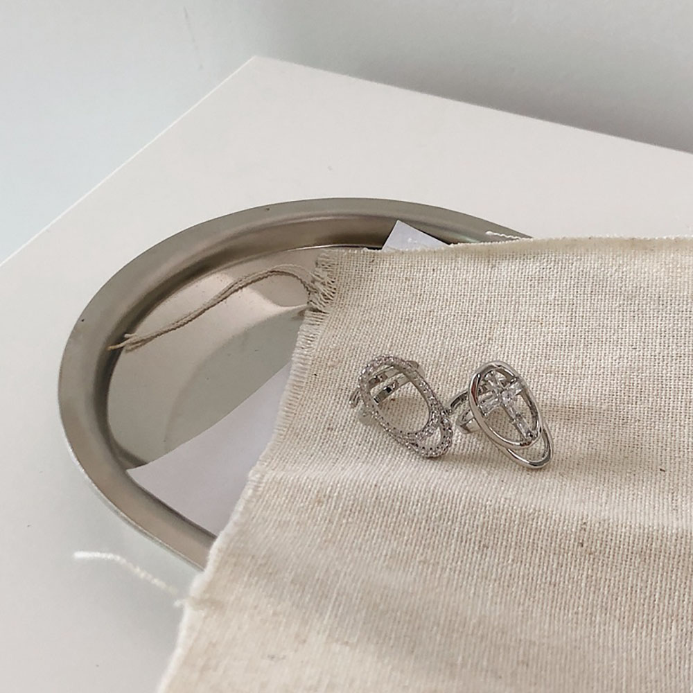 Nhẫn Đeo Tay Kim Loại Đính Đá Thời Trang Cho Nữ