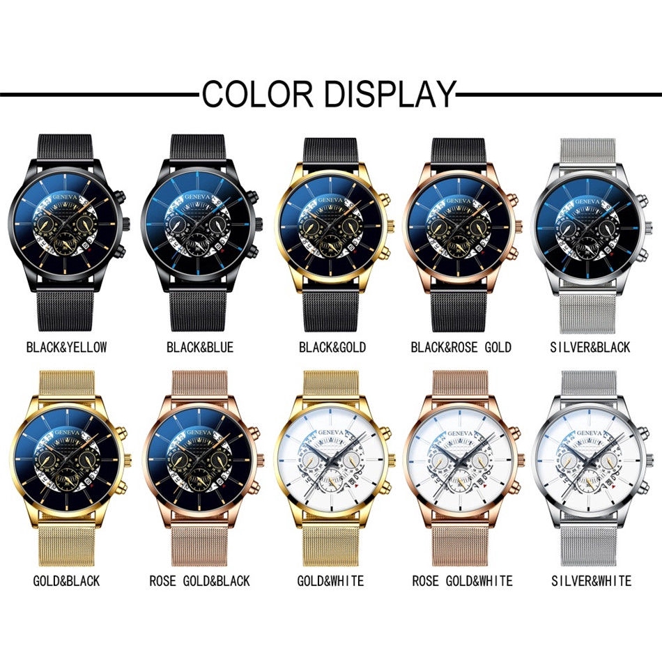  Đồng hồ nam dây đeo thép lưới thời trang dành cho | BigBuy360 - bigbuy360.vn