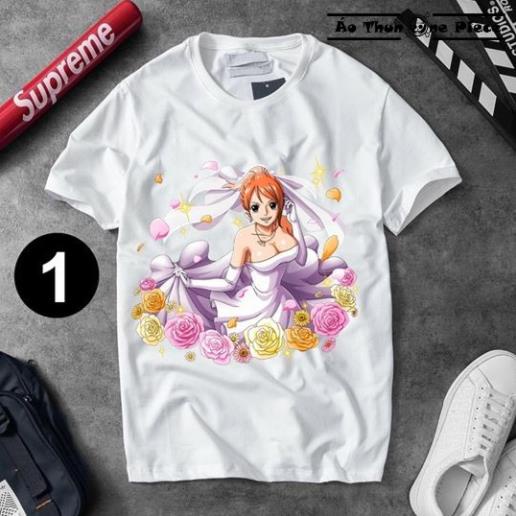 ⚡️SALE HOT⚡️Áo Thun In Hình Nami One Piece Cực Kỳ Dễ Thương