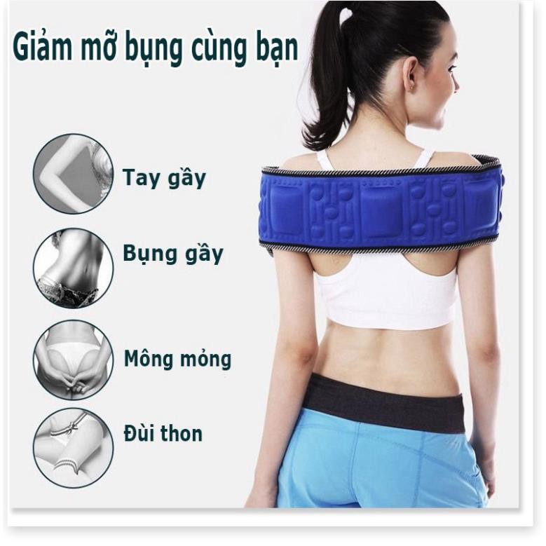 Đai massage bụng, Giảm Mỡ Bụng, Mát Sa Bụng, Giảm Mỡ Toàn Thân Mua Ngay Đai Masage X5 Cao Cấp