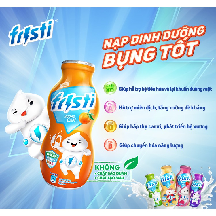 Sữa Chua Uống Fristi 80ml vị nho/cam/táo/đào/dâu