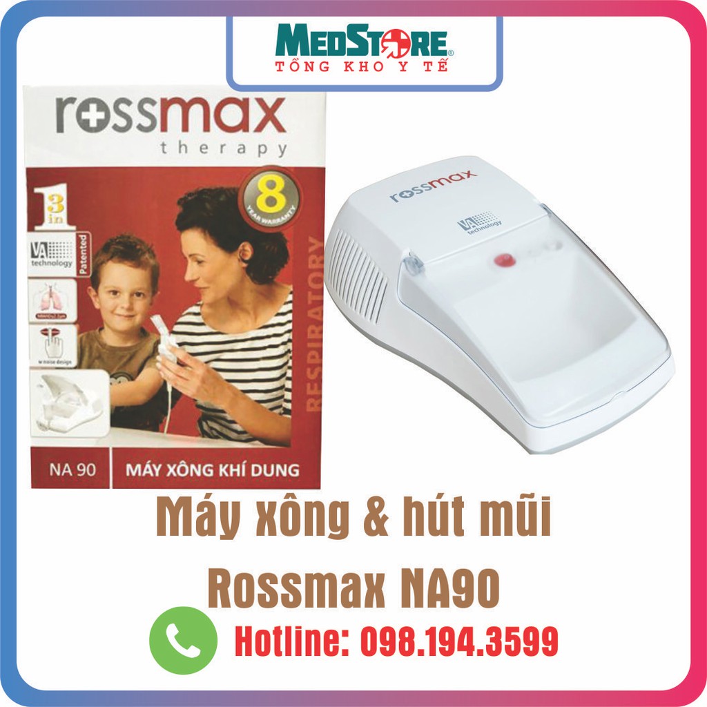 Máy xông hút mũi 2 trong 1 Rossmax NA90