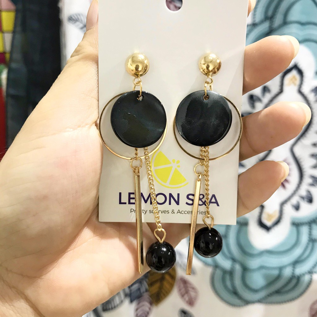 Hoa tai thời trang khuyên tai nữ bông tai phụ kiện - Mã HT032