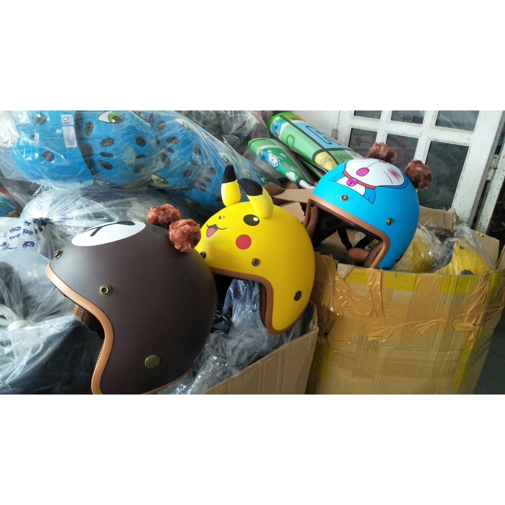 Nón Bảo Hiểm 3/4 Napoli Hình Thú Cute