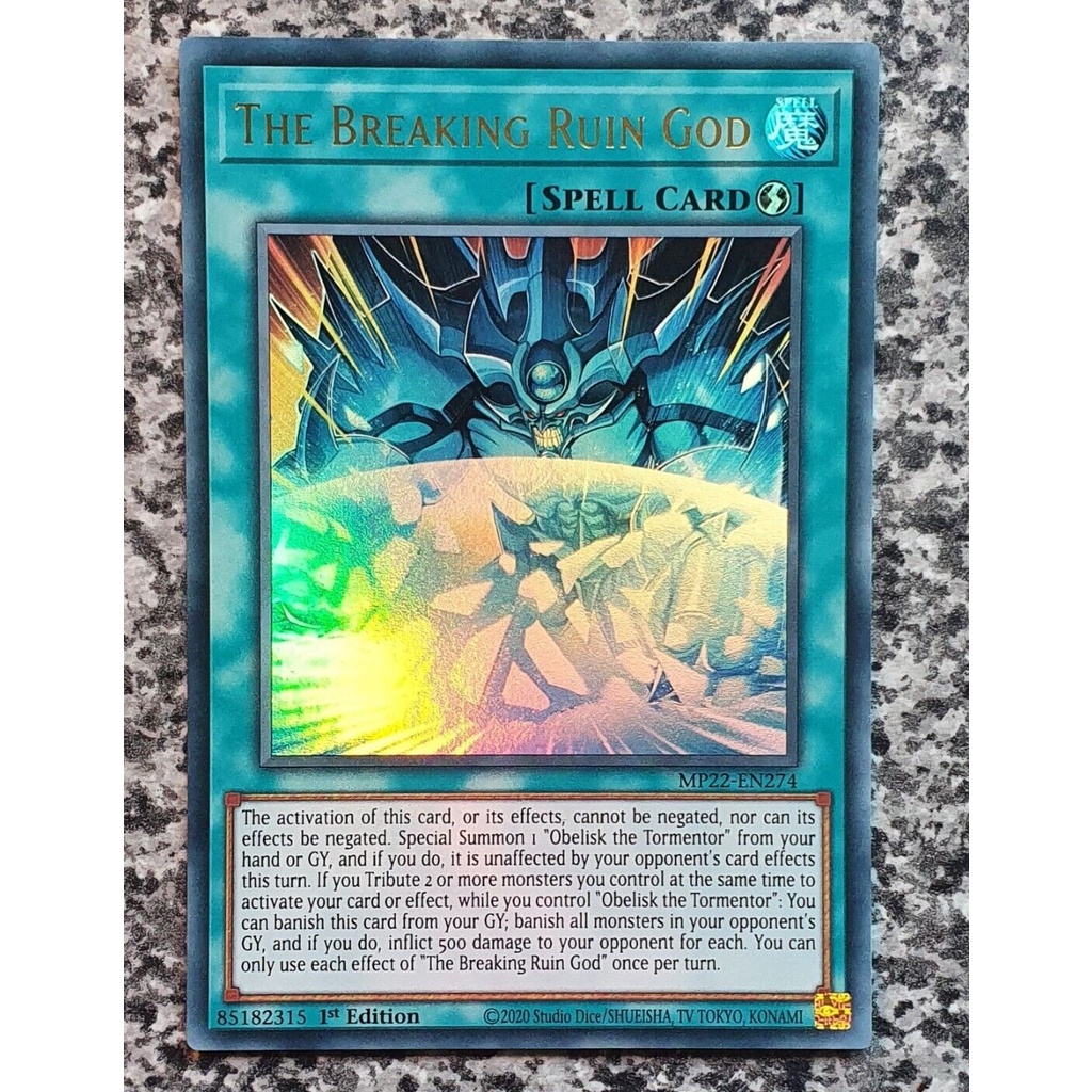 Bài Yugioh - The Breaking Ruin God  #Art Obelisk The Tormentor