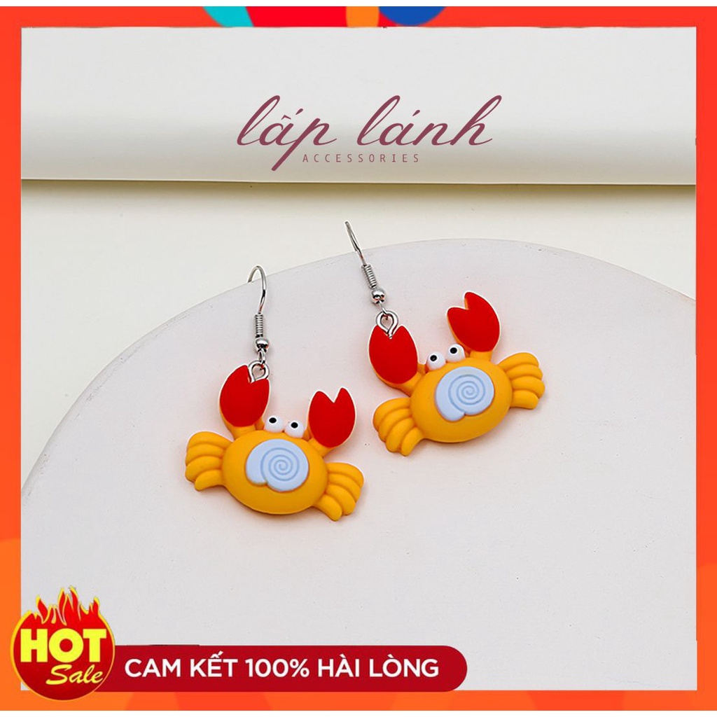 [HOT] BÔNG TAI KHUYÊN TAI HÌNH CUA, CÁ, ĐÔI DÉP VIBE MÙA HÈ ĐI BIỂN PHONG CÁCH THỜI TRANG NỔI BẬT ĐỘC LẠ222BT083