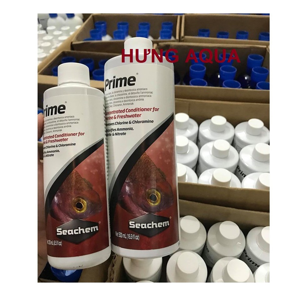 Dung dịch Khử Độc hồ cá Seachem PRIME Khử Kim Loại Nặng, Vệ Sinh Nước 100 - 250ml (giá rẻ nhất)