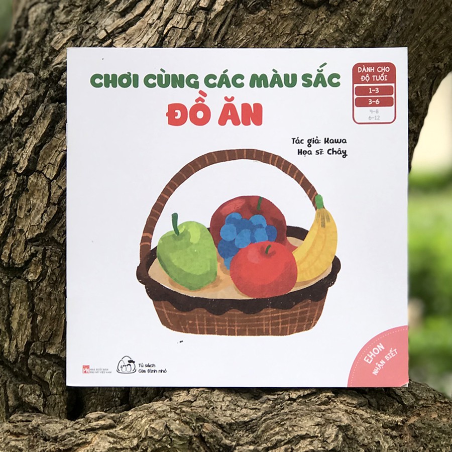 Sách - Ehon Nhận Biết - Chơi Cùng Các Màu Sắc - (Bộ 3 Cuốn, lẻ tùy chọn) (1-6 tuổi)