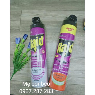 Xịt Raid diệt côn trùng 600ml