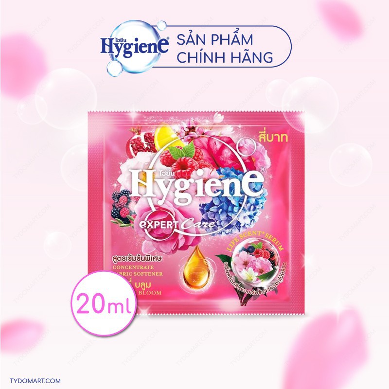 NHẬP MÃ [ JANT1 giảm 5k ] Nước Xả Vải Hygiene Thái Lan Đậm Đặc Siêu Thơm Dây 12 Gói dùng thử siêu tiện lợi