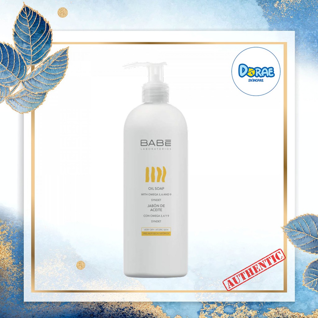 ✅ Sữa tắm làm mềm và dịu da cho da khô, chàm, kích ứng Babe Oil Soap