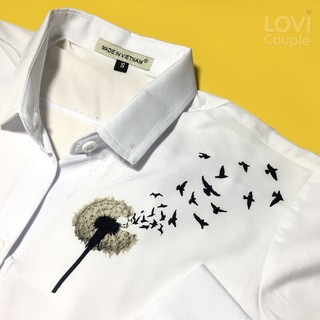 ÁO ĐÔI - Áo Sơ Mi Cặp Diện Siêu Chất SMC84 - LoviCouple - Có FeedBack