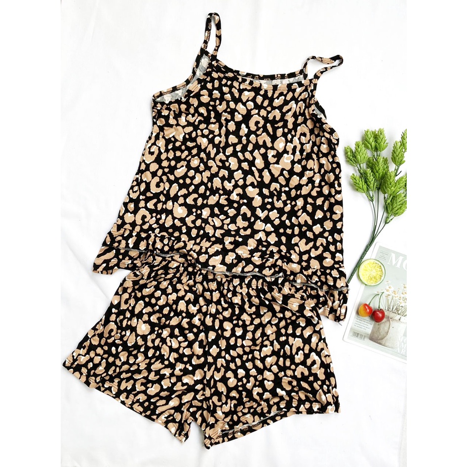 BỘ THUN LẠNH 2 DÂY CHO NỮ FREESIZE 42-48kg ĐỒ BỘ NGỦ BỘ MẶC NHÀ NỮ - BN22