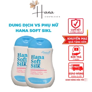 DDVS Phụ Nữ Hanayuki Hana Soft Silk Chính Hãng Dung Dịch Vệ Sinh Vùng Kín Sạch Thơm Giảm Ngứa Làm Hồng Vùng Kín RENEVA05