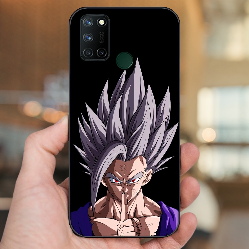 Ốp lưng Realme C17, 7i viền đen in hình Gohan Dragon Ball