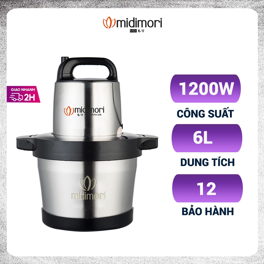 Máy xay thịt inox cao cấp Midimori MDMR-1200 (1200W)