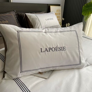 Bộ 4 Món Chăn Ga Gối Lụa LAPOESIE Cao Cấp