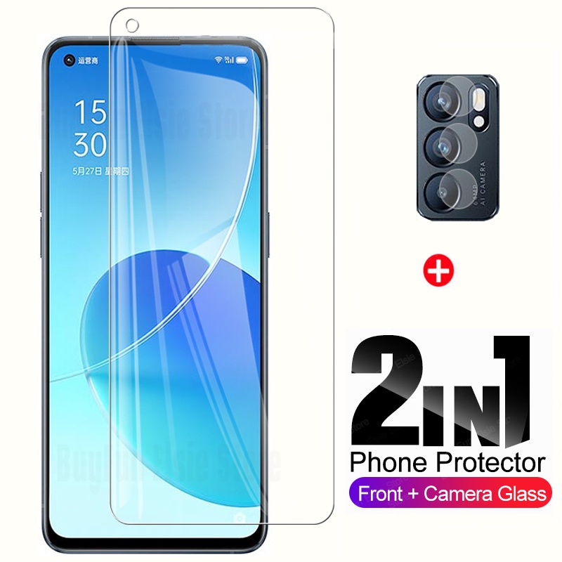 Kính Cường Lực Bảo Vệ Camera 2 Trong 1 Cho Oppo Reno6 5g Reno 6 5g 6.43 '' Peqm00 Cph2251