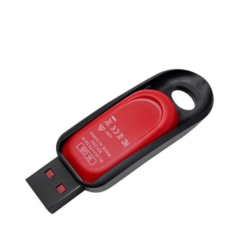 USB 2.0 Sandisk Cruzer Snap CZ62 128GB kiểu trượt (Đen)