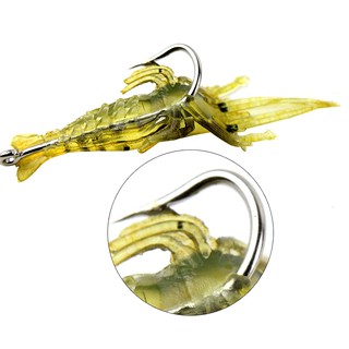 1 Mồi Tôm Giả Câu Cá Mềm 4cm / 1.4g Fishing Lure Soft shrimp