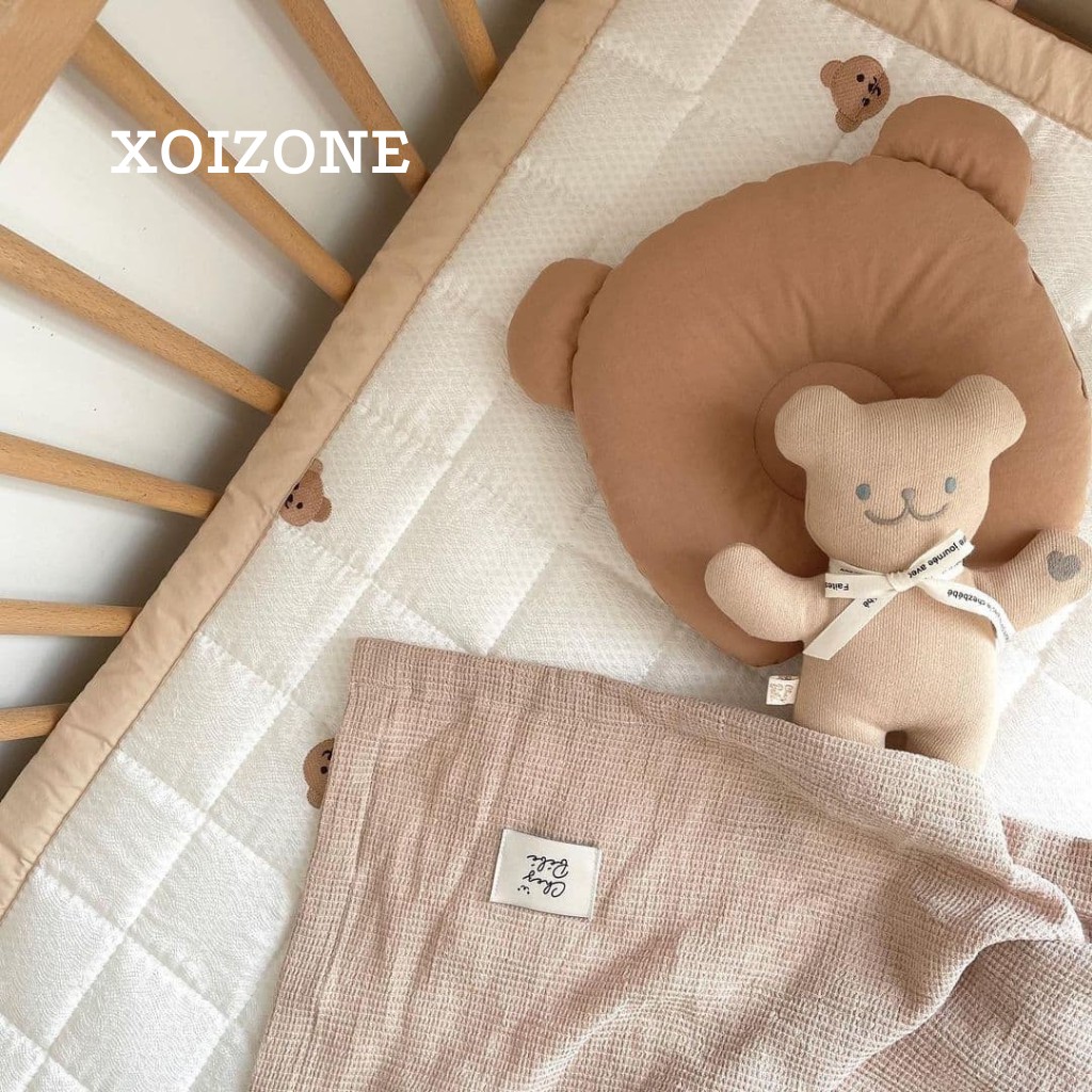 Gấu bông Shegomi Chezbebe Hàn Quốc chất organic cotton hữu cơ an toàn cho bé