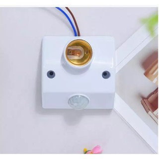 Combo đui cảm ứng chuyển động kèm bóng led 15w - Đui đèn cảm ứng